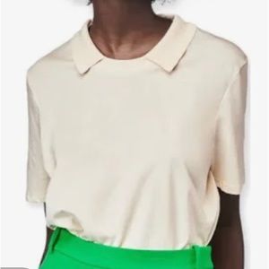 NWT Zara Collared T-Shirt